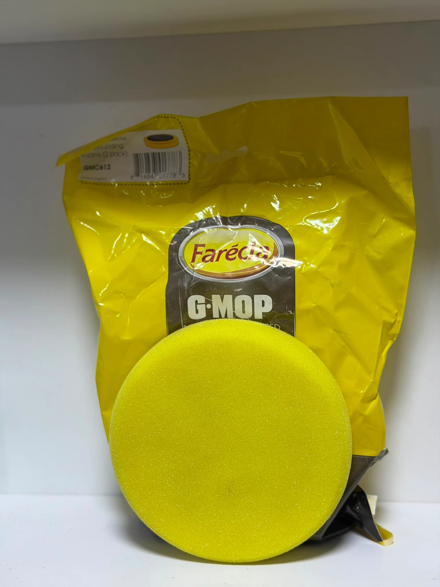 FARECLA G PASTA SÜNGERİ CIRTLI SARI GMC612 150MM ( 2 adet )