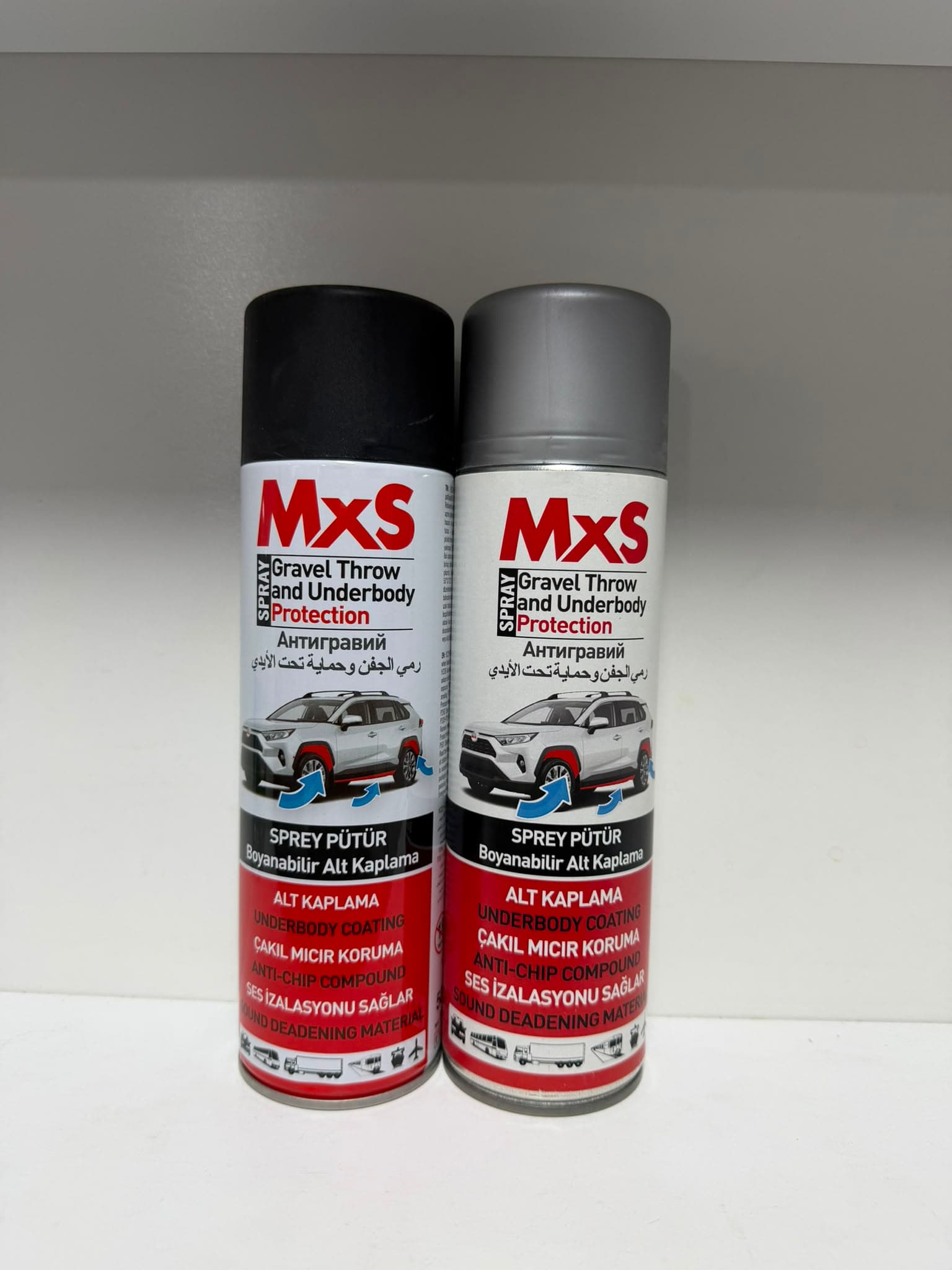 MXS SPREY PÜTÜR GRİ-SİYAH 500ML